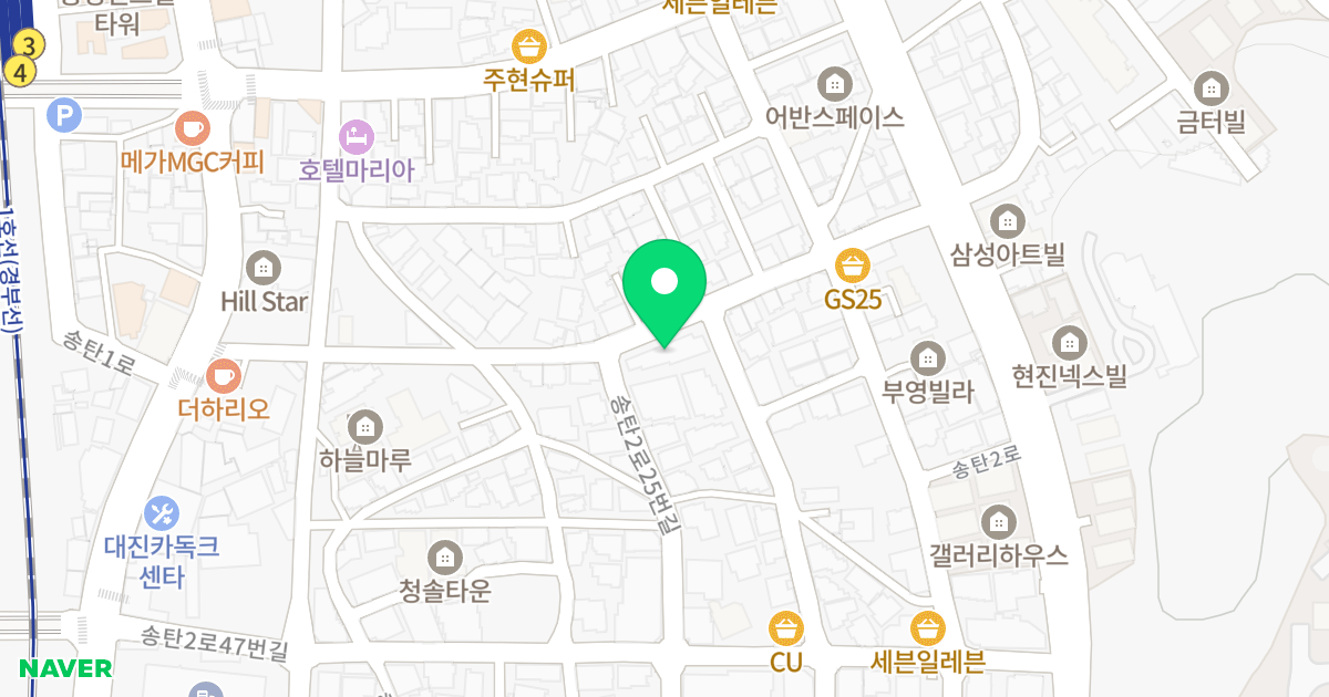 (850-48) 위치 지도 - 경기도 평택시 송탄2로31번길 51