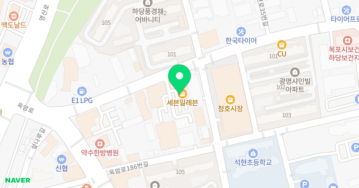 스타팰리스(1170-23) 위치 지도 - 전라남도 목포시 석현로 18-2