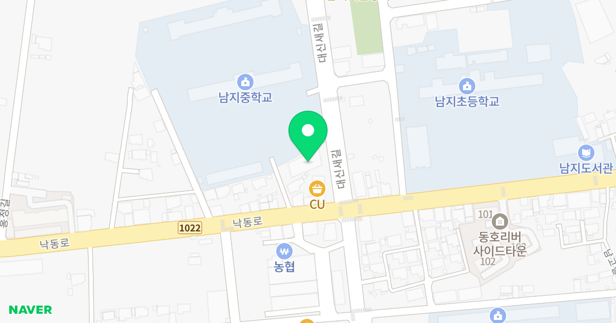 동국쉐르빌 위치 지도 - 경상남도 창녕군 남지읍 대신새길 5