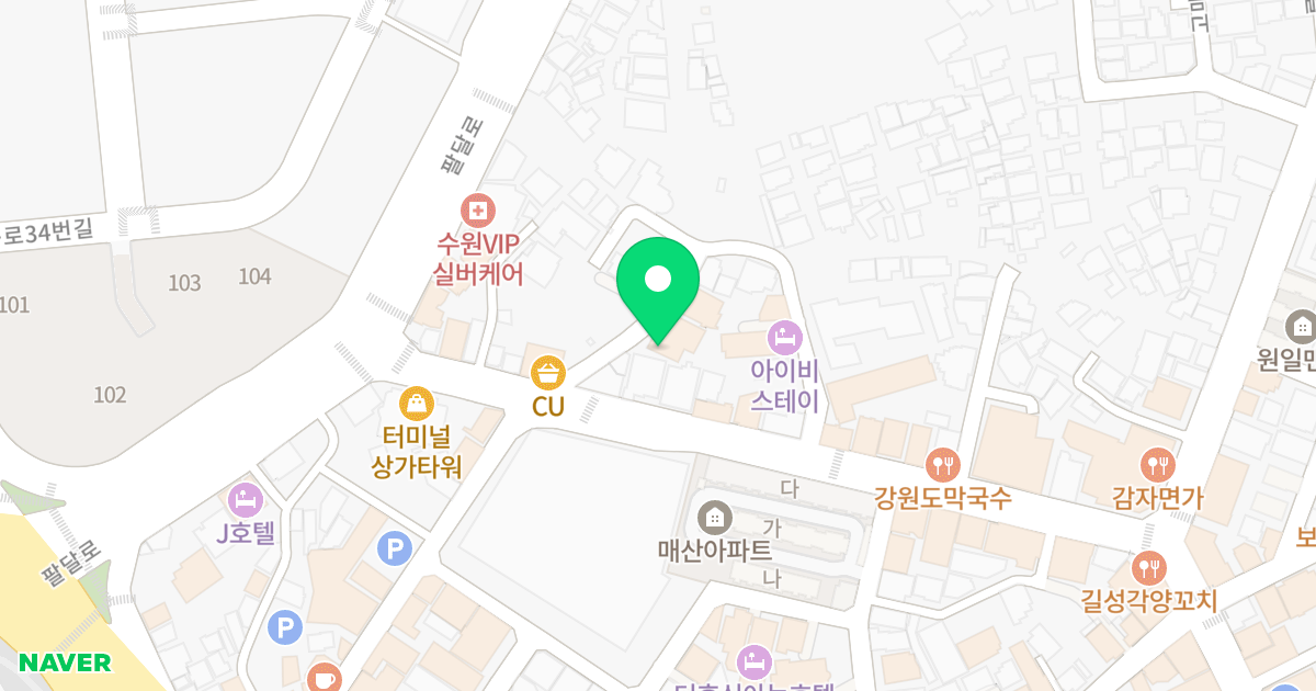 (303-12) 위치 지도 - 경기도 수원시 팔달구 갓매산로86번길 10