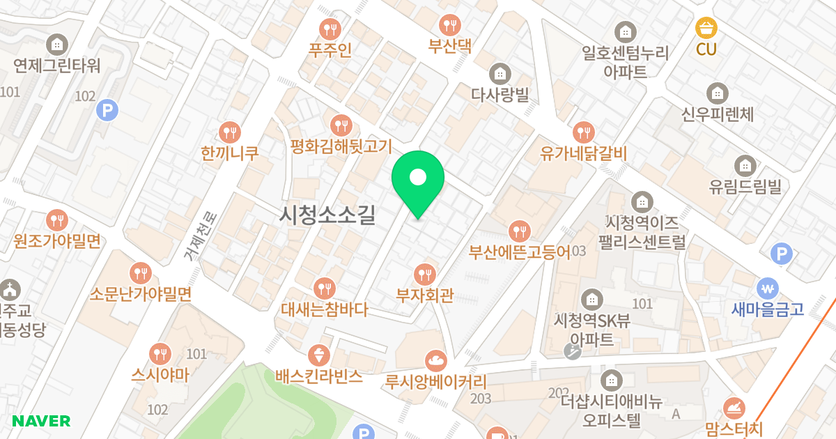 엘이즈와이08 위치 지도 - 부산광역시 연제구