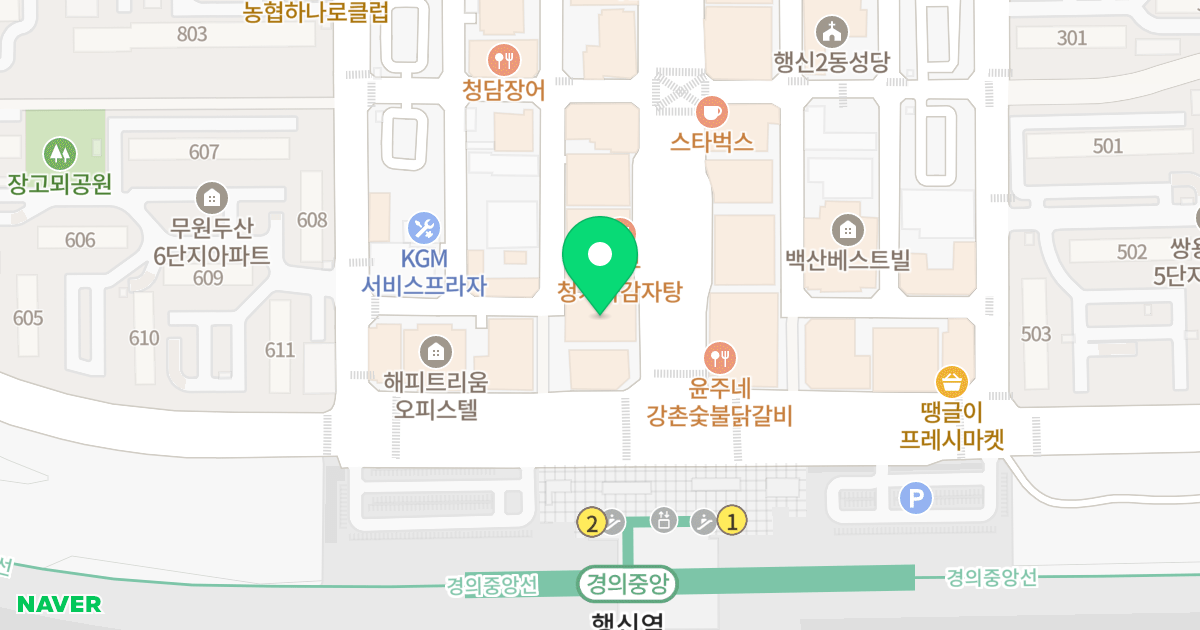 (707-4) 위치 지도 - 경기도 고양시 덕양구 충장로 3