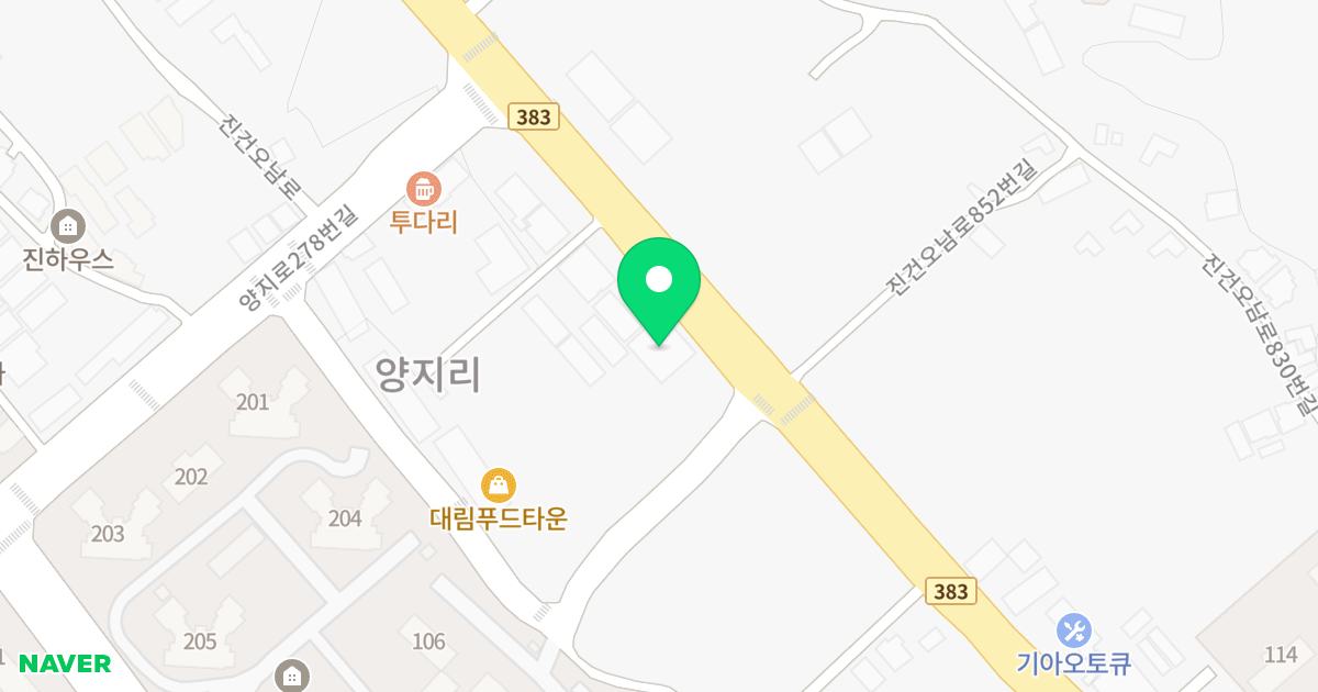 SB I-city 위치 지도 - 경기도 남양주시 오남읍 진건오남로 855