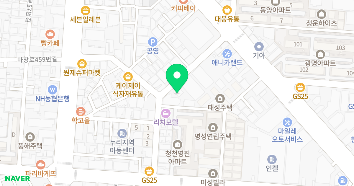 우진드림캐슬 위치 지도 - 인천광역시 부평구