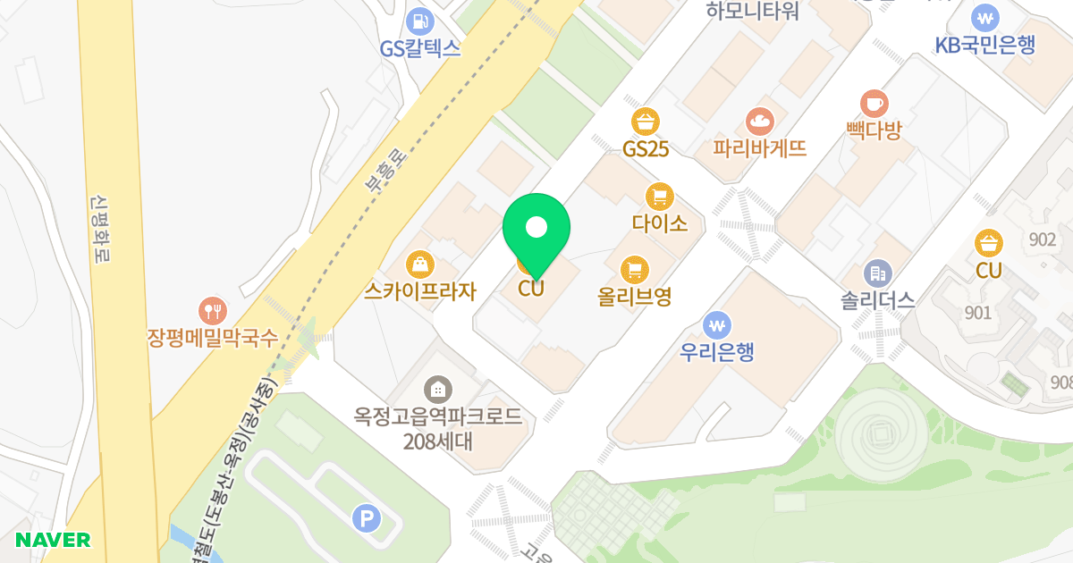 스카이캐슬 위치 지도 - 경기도 양주시 고읍남로 20-15