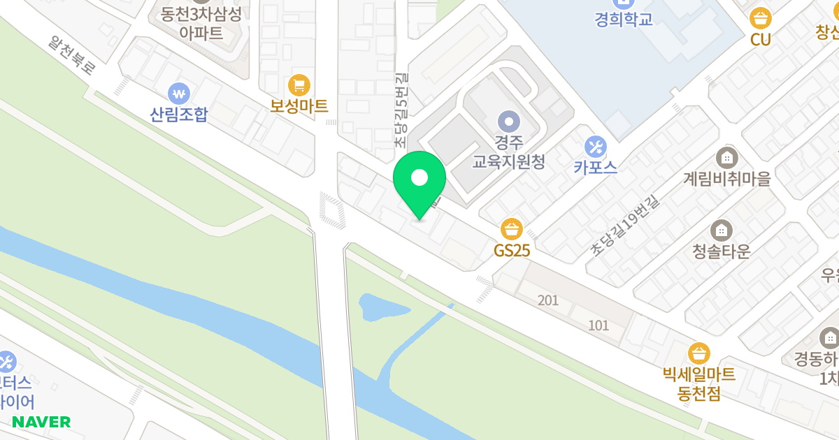 DS 오피스텔 위치 지도 - 경상북도 경주시 알천북로 289