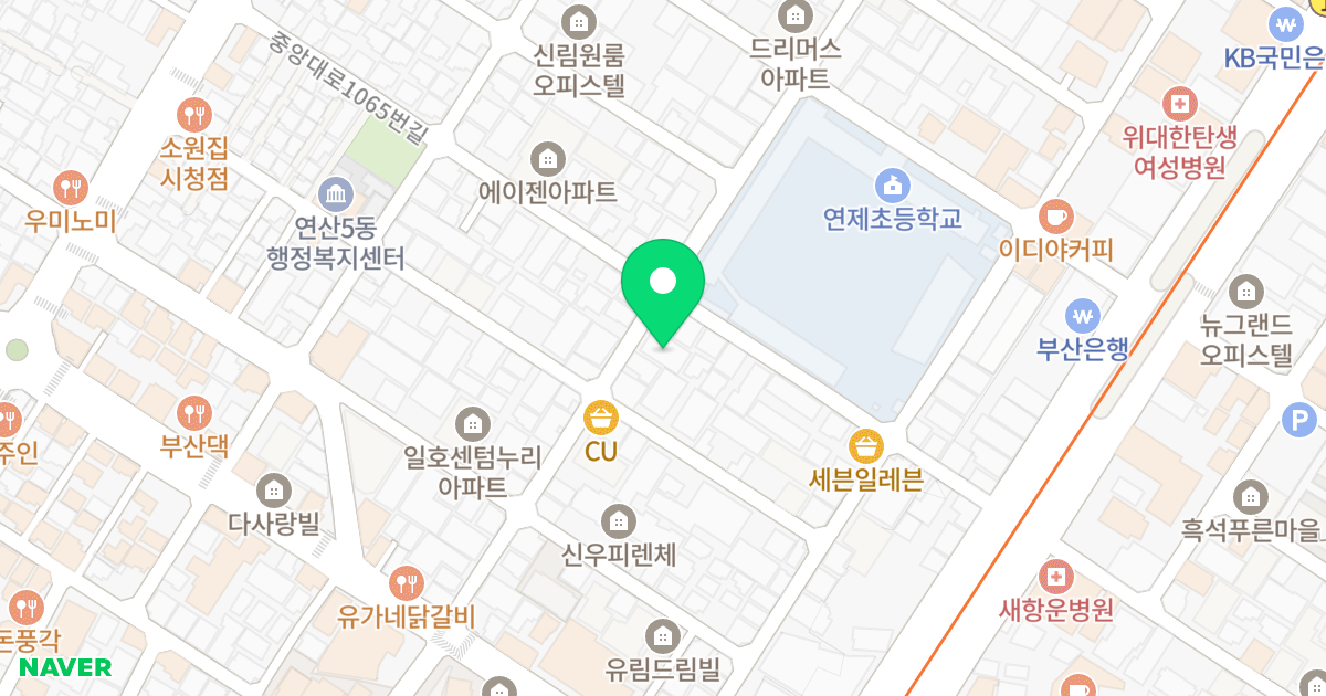 연제하이츠 위치 지도 - 부산광역시 연제구 월드컵대로153번길 69