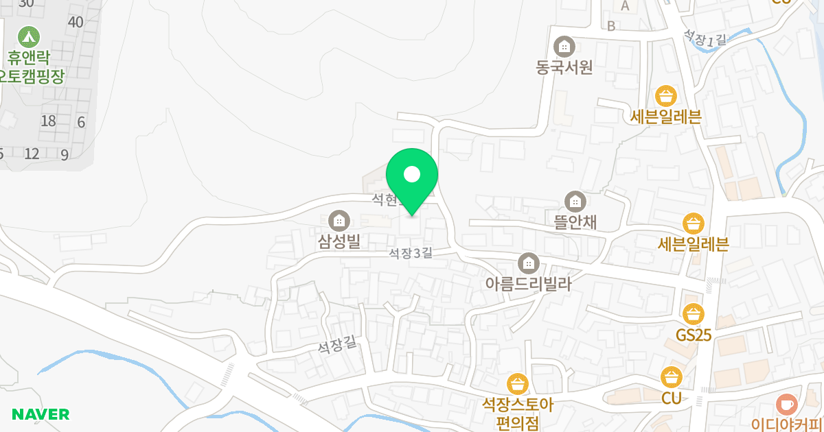 캐슬오피스텔 B동 위치 지도 - 경상북도 경주시 석장1길 29-36