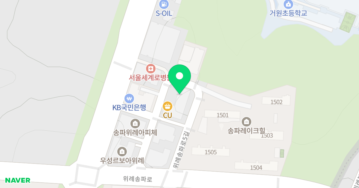 휴먼빌 시티 위치 지도 - 서울특별시 송파구 위례송파로3길 12