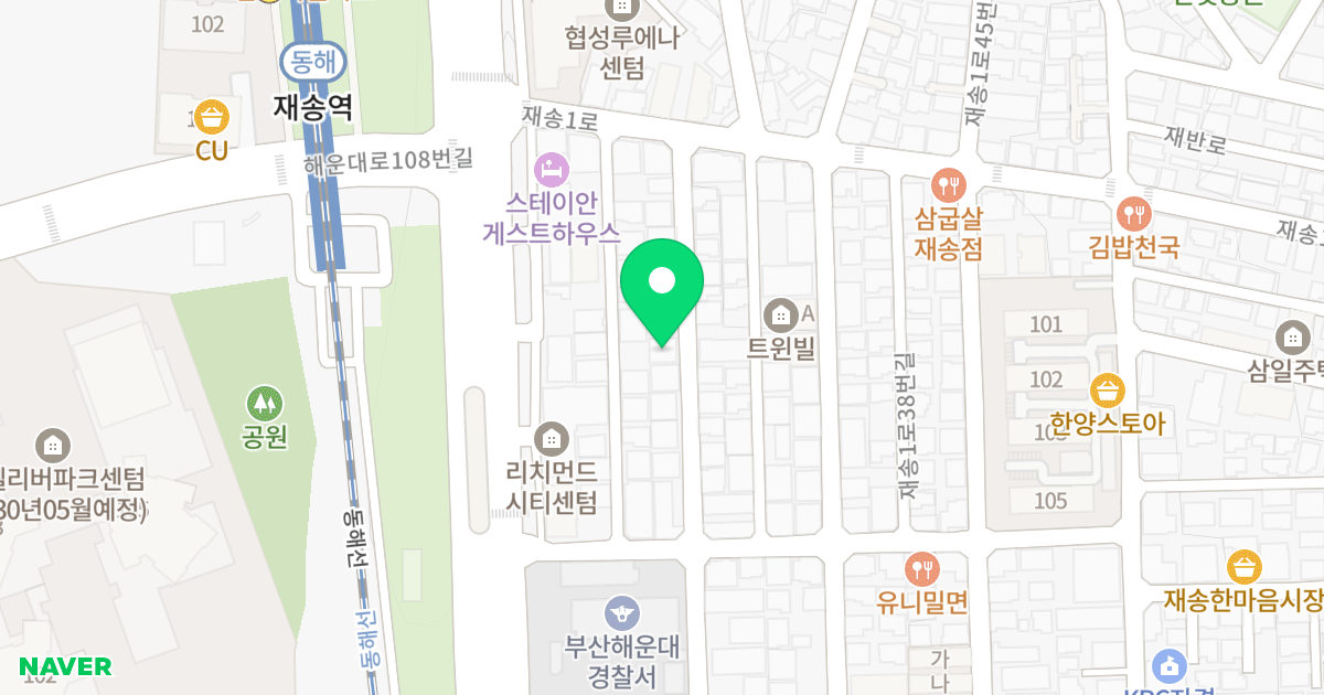 센텀조은빌 위치 지도 - 부산광역시 해운대구 재송1로20번길 20