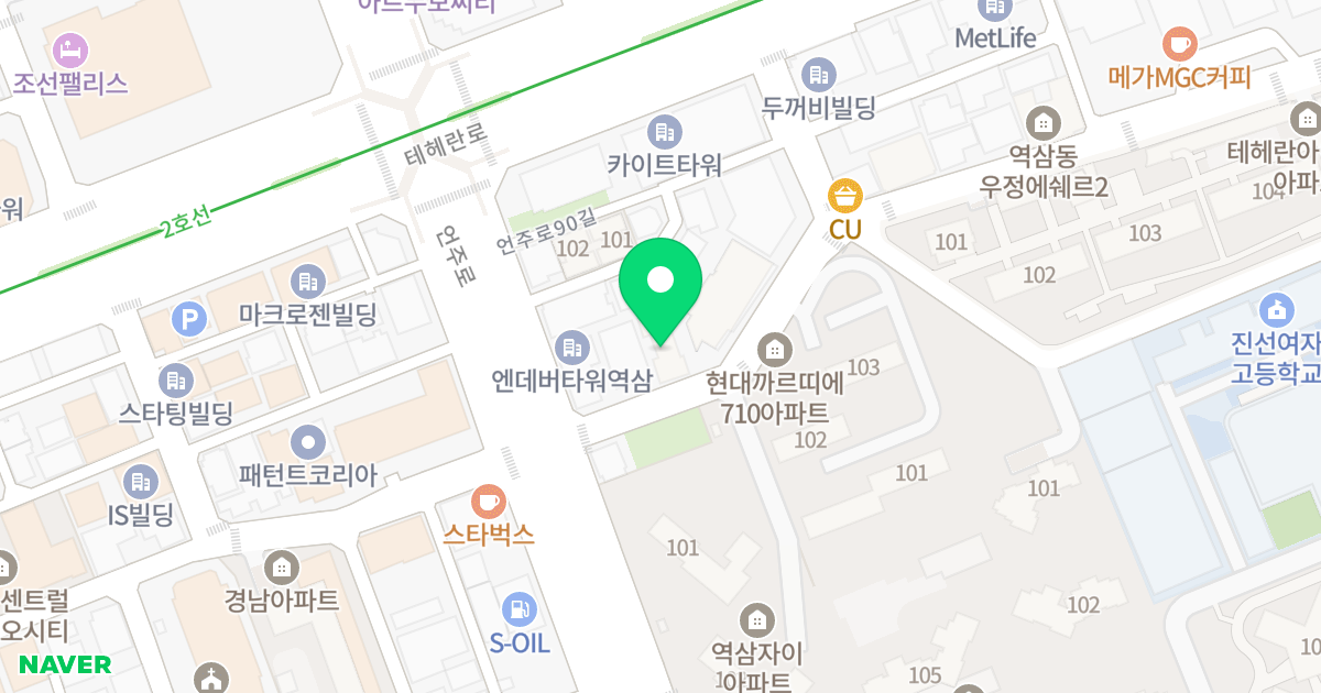 진넥스빌2 위치 지도 - 서울특별시 강남구 언주로86길 7