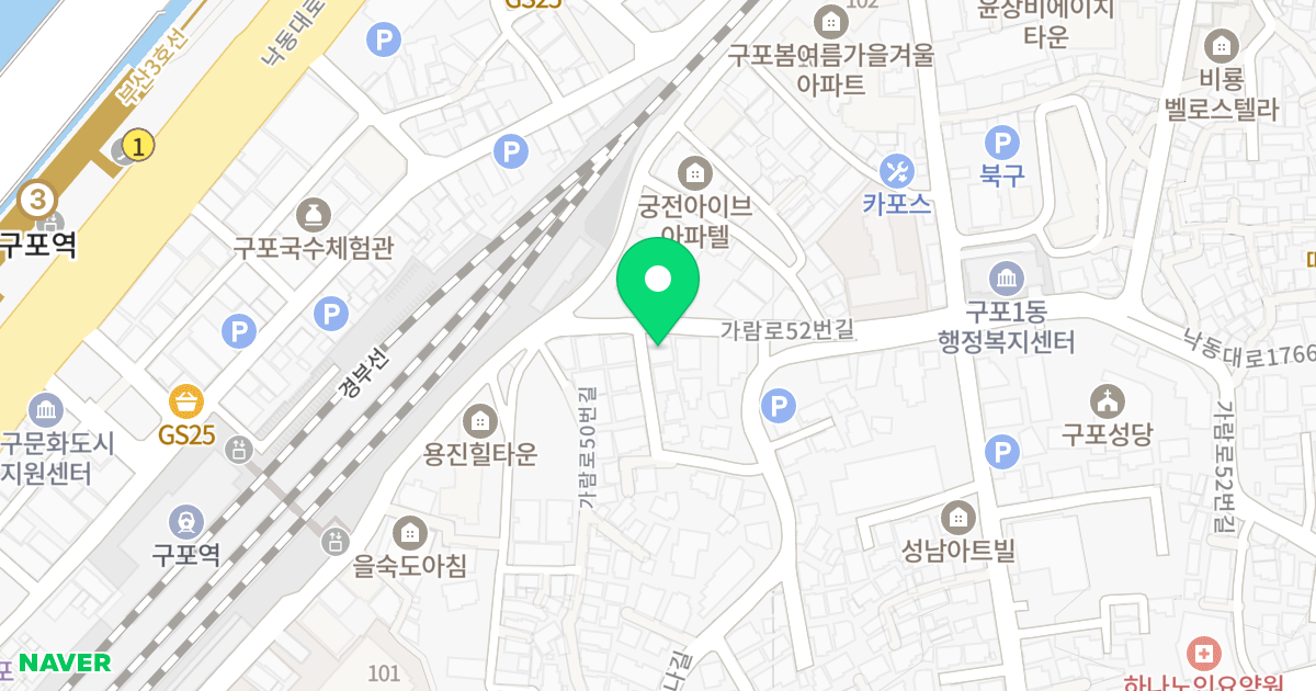 명품하우스 위치 지도 - 부산광역시 북구 가람로52번길 8-3