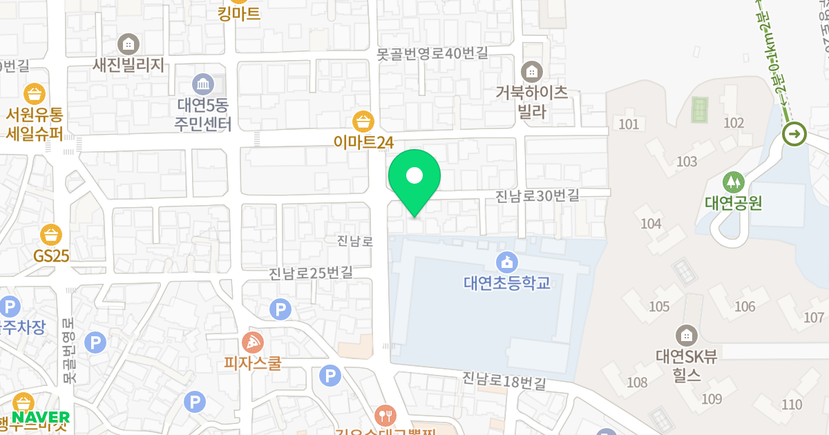 라임팰리스 위치 지도 - 부산광역시 남구 진남로30번길 4