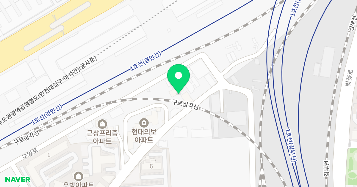 해오름 위치 지도 - 서울특별시 구로구