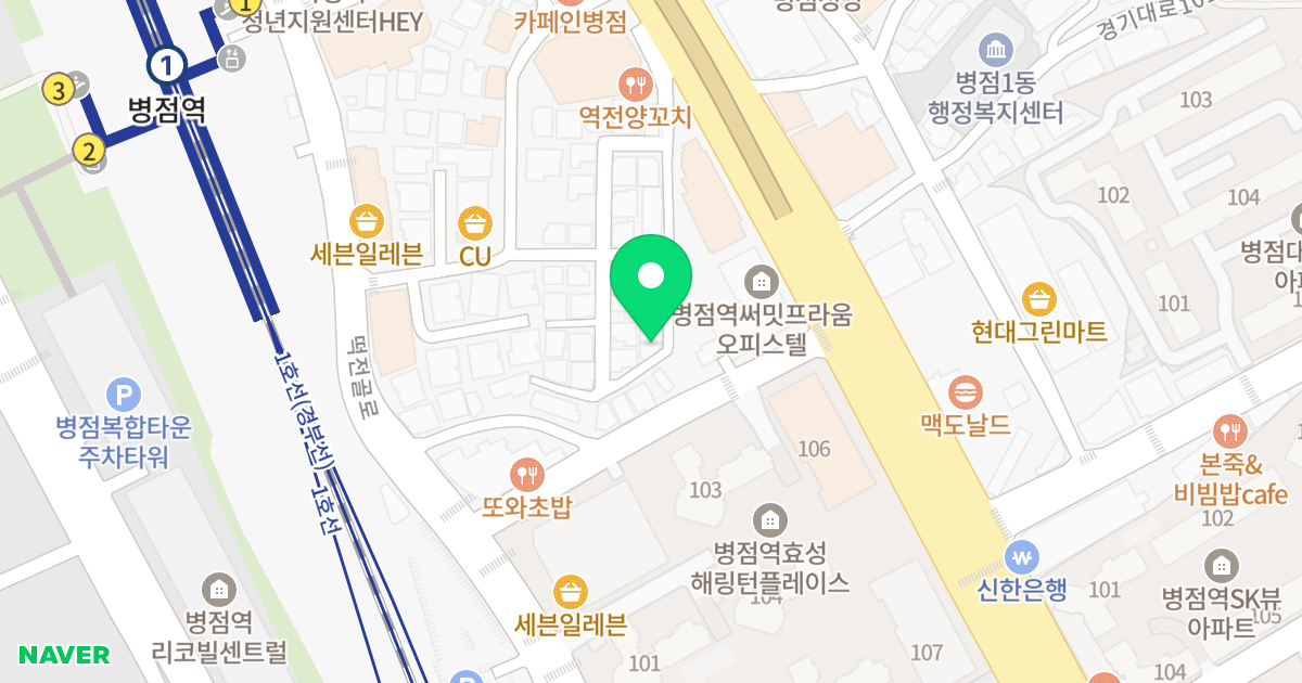 (377-28) 위치 지도 - 경기도 화성시 경기대로1021번길 16-1