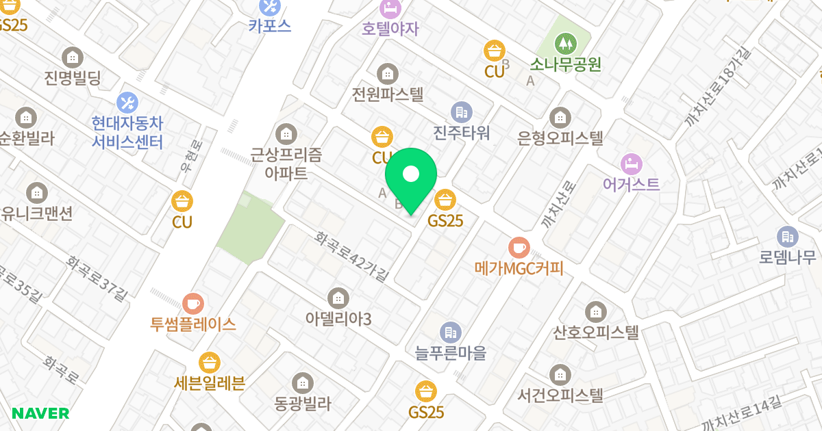 (24-107) 위치 지도 - 서울특별시 강서구 화곡로42길 24-6