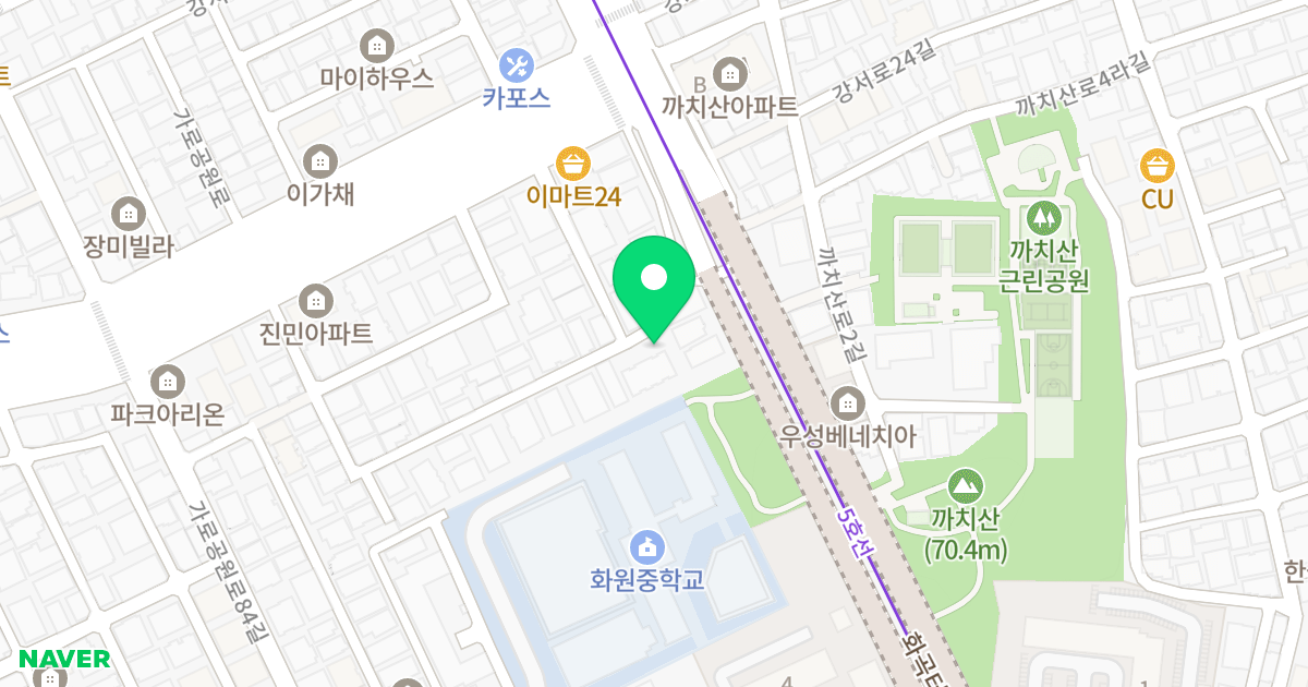 세담파크뷰 위치 지도 - 서울특별시 강서구 가로공원로88길 42