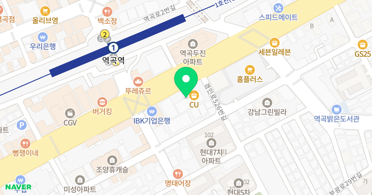 위드프러스타워 위치 지도 - 경기도 부천시 소사구  522