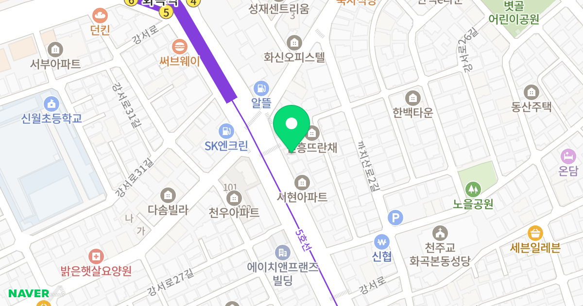 (403-7) 위치 지도 - 서울특별시 강서구 강서로 146