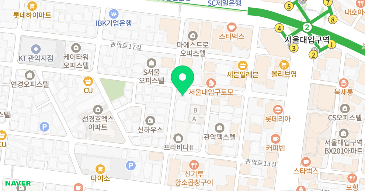 (867-15) 위치 지도 - 서울특별시 관악구 남부순환로218길 23