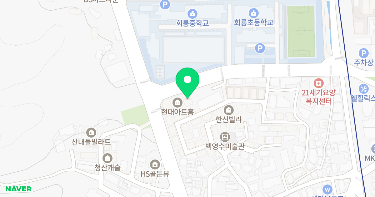 현대아트홈 위치 지도 - 경기도 의정부시 안말로 44