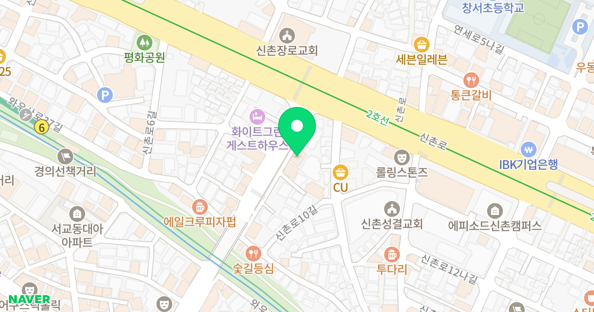 동교동 와우재 위치 지도 - 서울특별시 마포구 와우산로 178