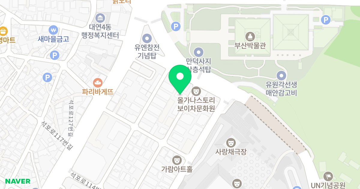 금양 아트빌 위치 지도 - 부산광역시 남구 유엔평화로70번길 6