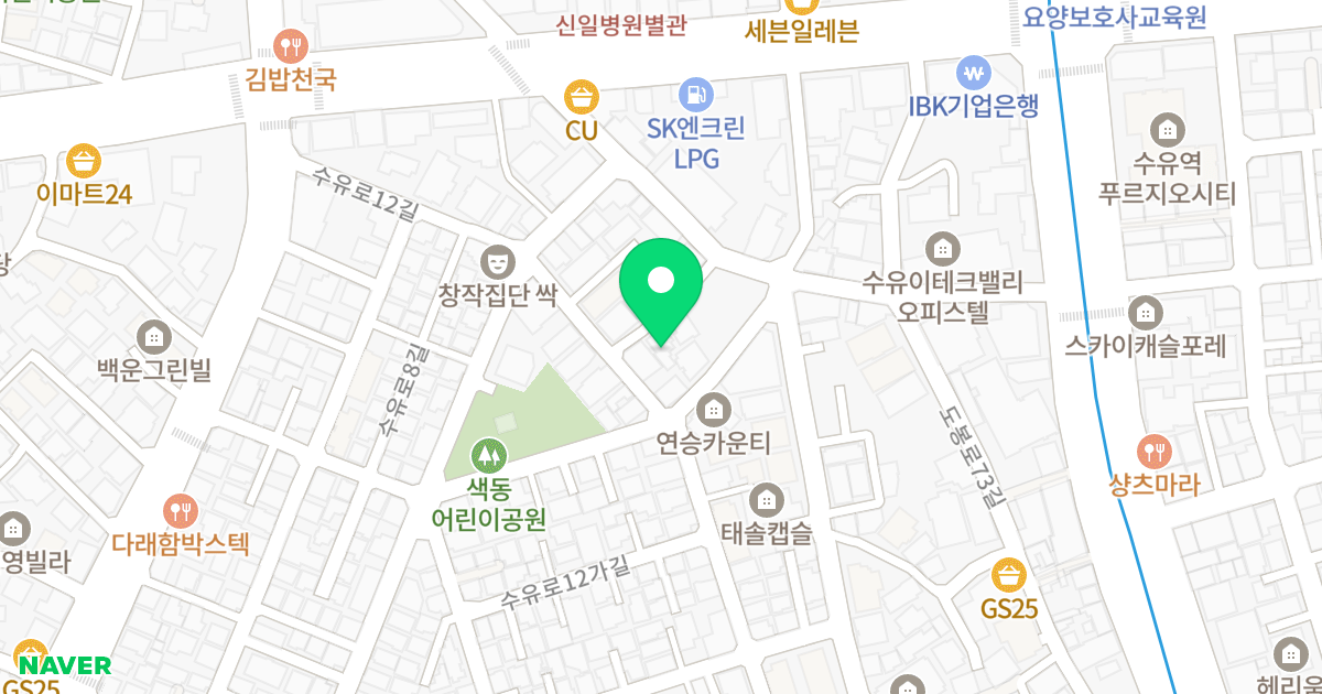 (50-89) 위치 지도 - 서울특별시 강북구 도봉로77길 27-7