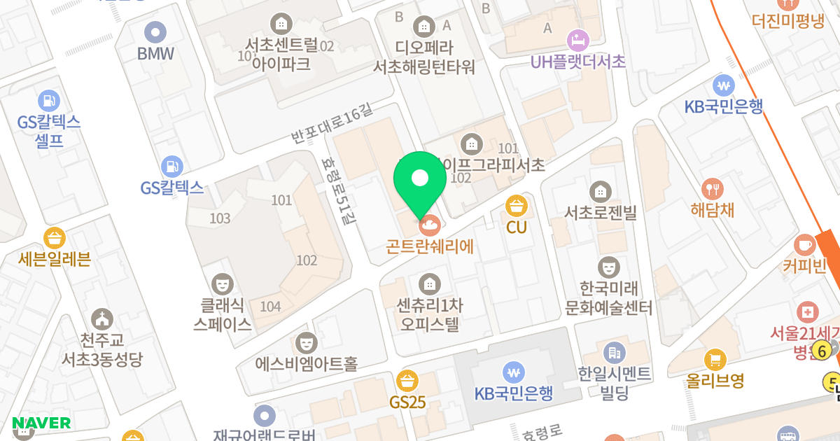 (1591-5) 위치 지도 - 서울특별시 서초구 반포대로14길 29