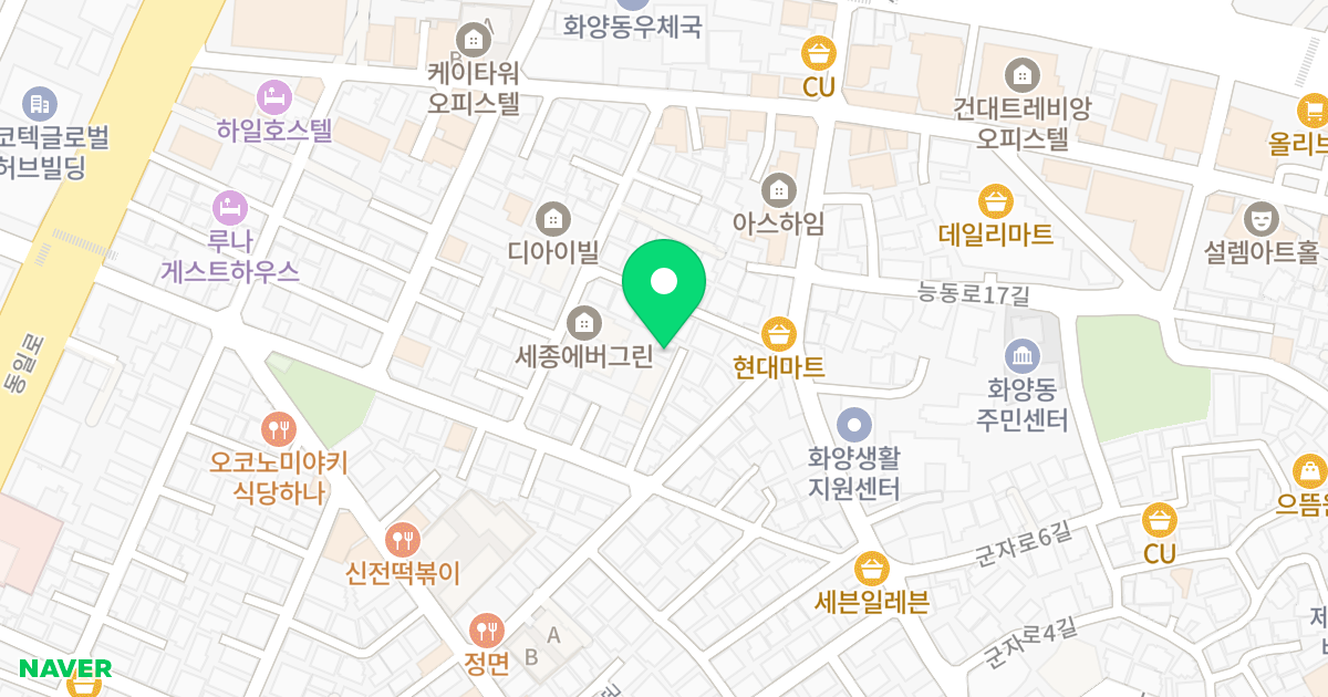 (17-60) 위치 지도 - 서울특별시 광진구 동일로28길 49-11