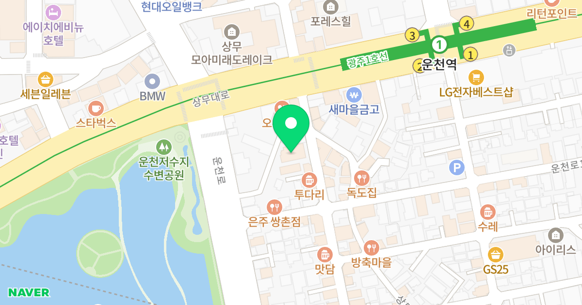 (975-10) 위치 지도 - 광주광역시 서구 상무대로868번길 6-2