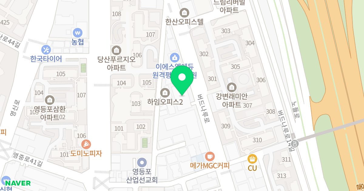 여의도 아리스타 위치 지도 - 서울특별시 영등포구 버드나루로 129