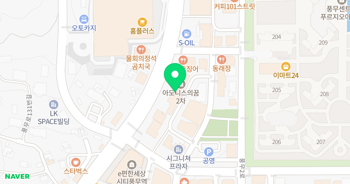 아도니스의 꿈Ⅱ 위치 지도 - 경기도 김포시 양도로19번길 31