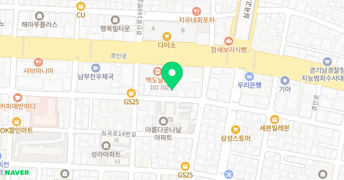 더프라임 위치 지도 - 경기도 부천시 소사구  20