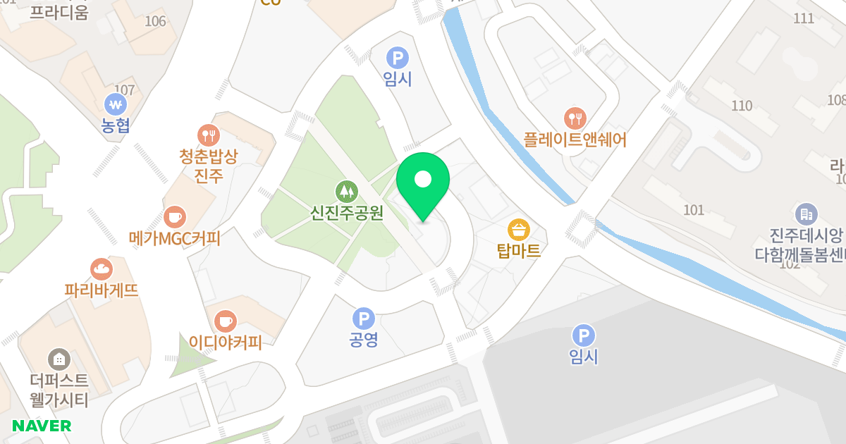 코아루 웰가 위치 지도 - 경상남도 진주시 개양로 120-41