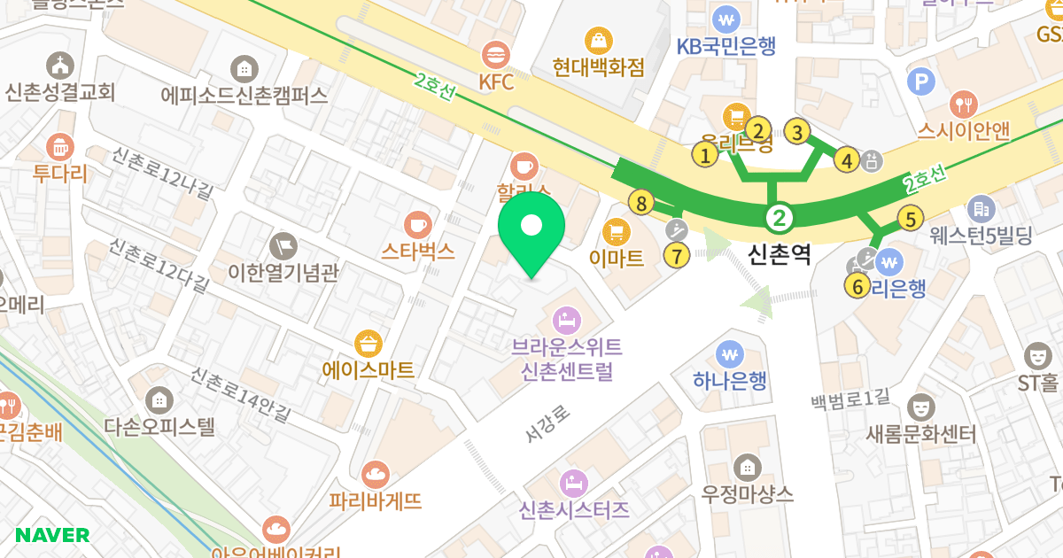 신촌르·메이에르타운(I) 위치 지도 - 서울특별시 마포구 서강로 137-7