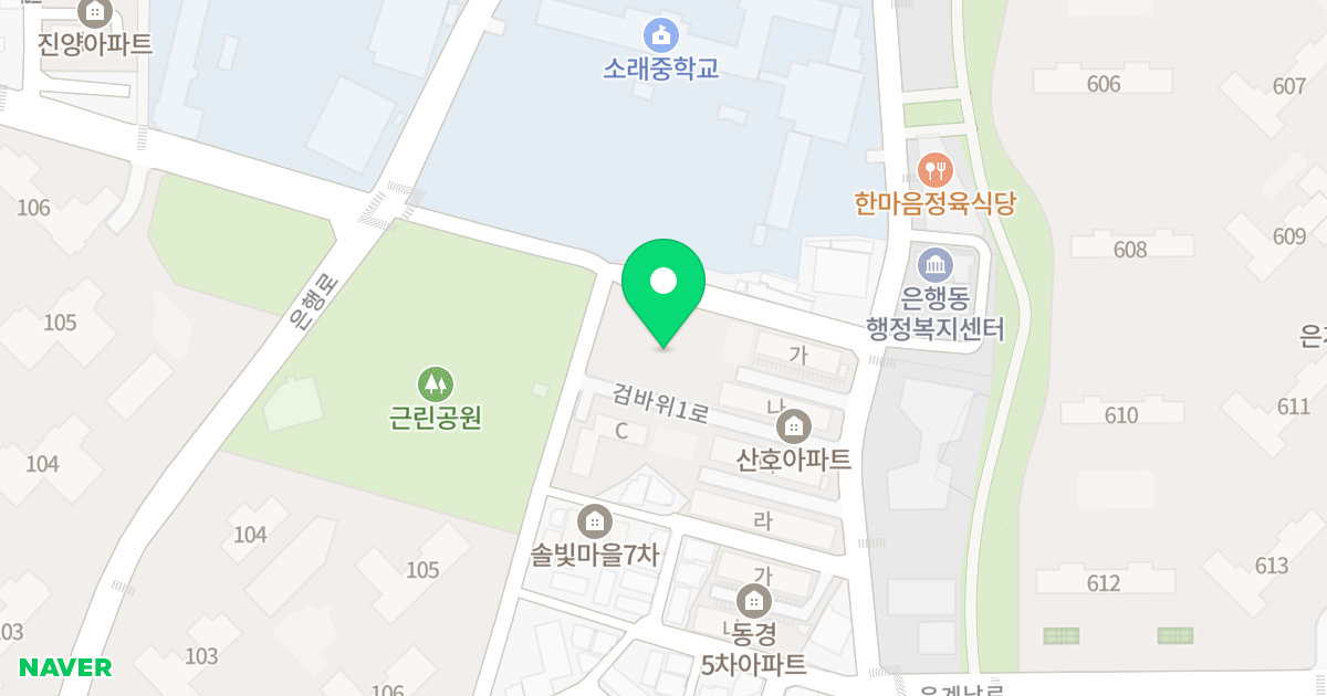 힐링숲 위치 지도 - 경기도 시흥시