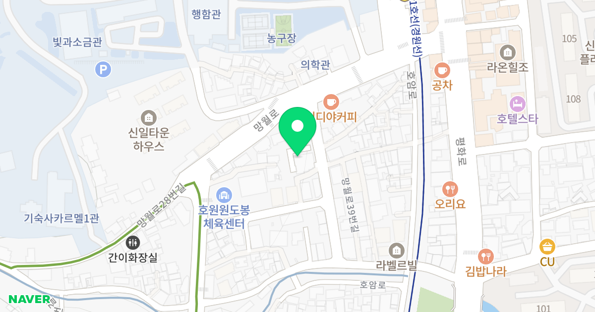 한솔리치빌 위치 지도 - 경기도 의정부시