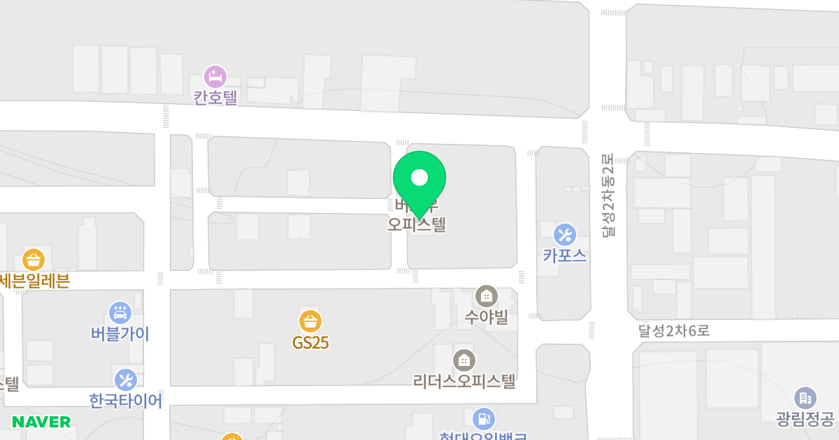 토러스 위치 지도 - 대구광역시 달성군 구지면 달성2차동1로 140-20