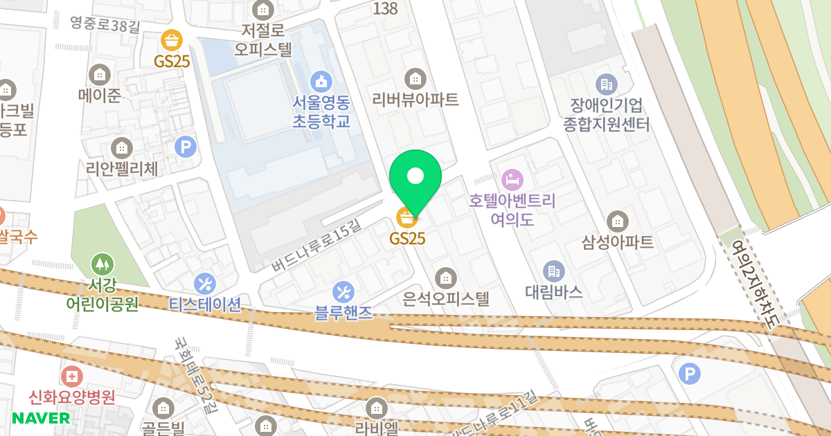 (121-162) 위치 지도 - 서울특별시 영등포구 국회대로55길 10