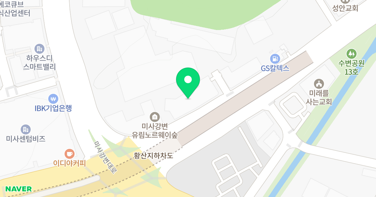 인스타시티 위치 지도 - 경기도 하남시 조정대로 71