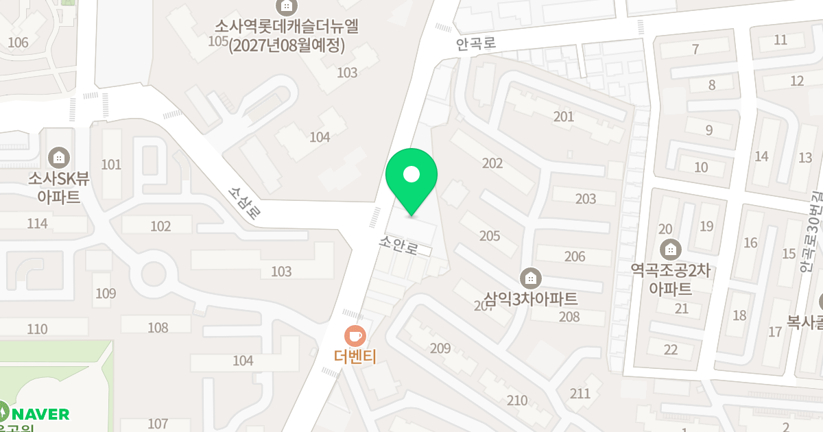 부성파인파크뷰 위치 지도 - 경기도 부천시 소사구  34