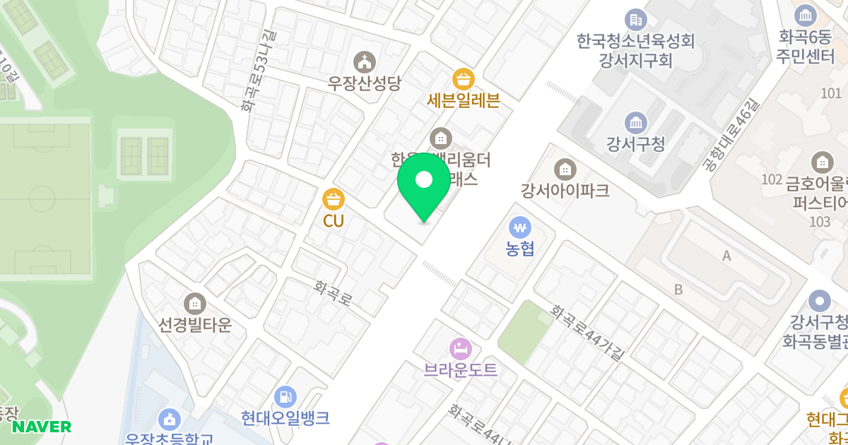 원타워 5차 오피스텔 위치 지도 - 서울특별시 강서구 화곡로 289