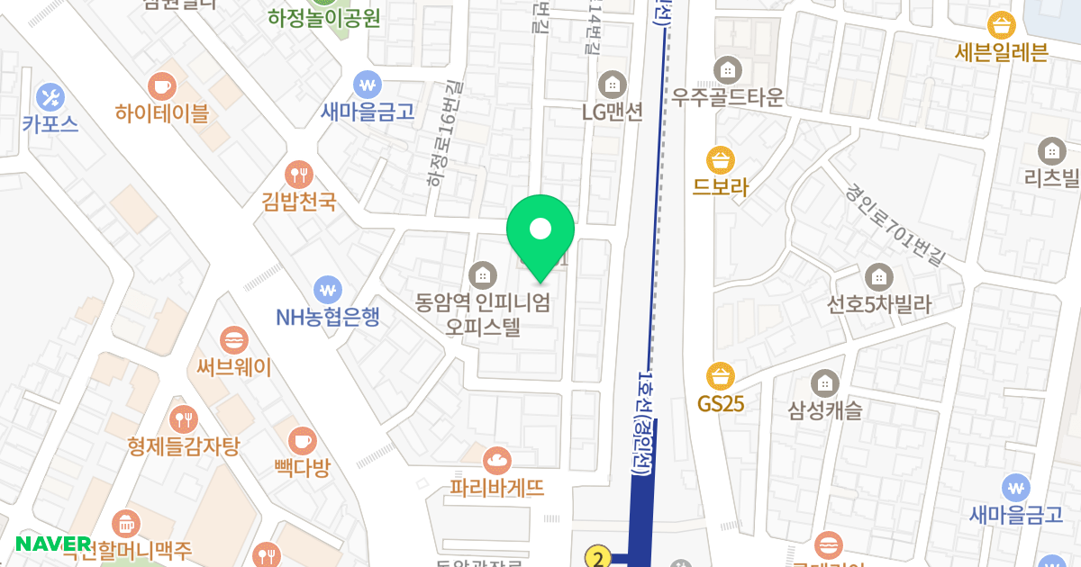 대동오피스텔 위치 지도 - 인천광역시 부평구 동암광장로14번길 19