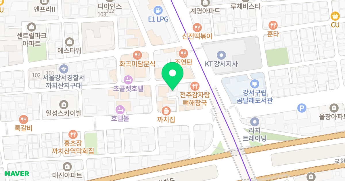 블랙리버뷰 위치 지도 - 서울특별시 강서구