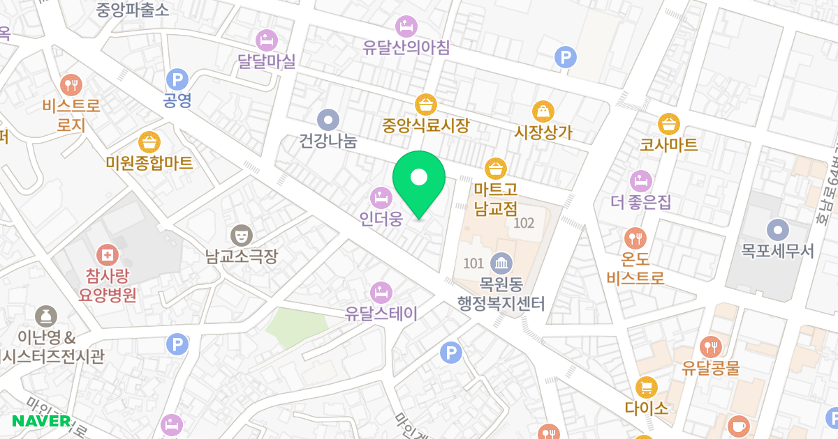 미래리젠시오피스텔 위치 지도 - 전라남도 목포시 수문로 42-1