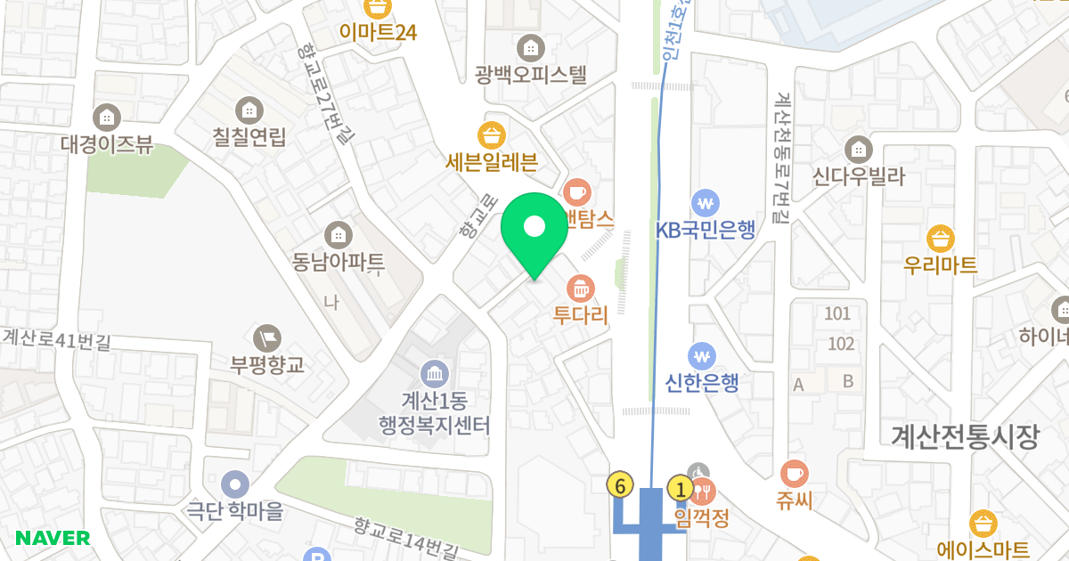 (973-30) 위치 지도 - 인천광역시 계양구