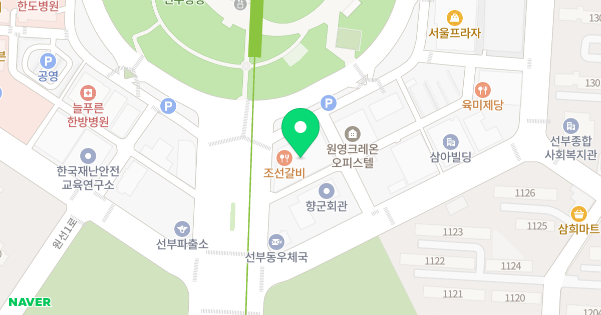 늘봄스위트빌2 위치 지도 - 경기도 안산시 단원구 선부광장로 77