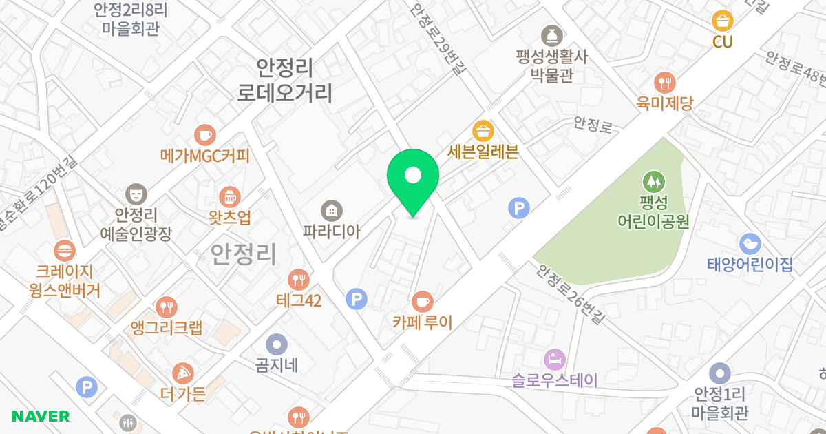 오딧세이이글 오피스텔 위치 지도 - 경기도 평택시 팽성읍 안정순환로104번길 46