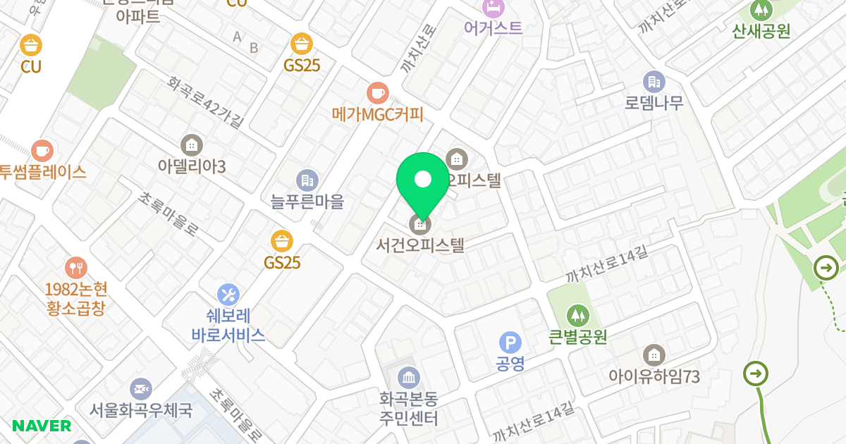 (46-217) 위치 지도 - 서울특별시 강서구 까치산로14길 26-16